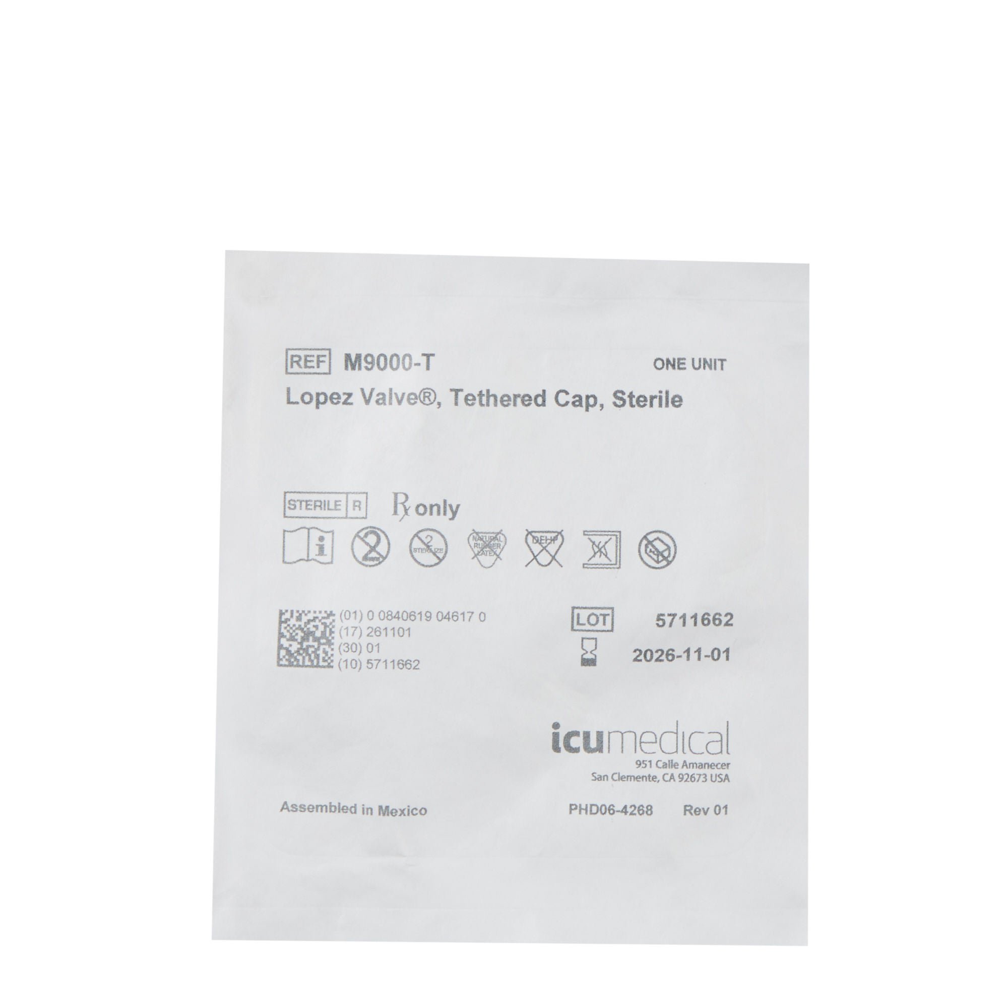 Lopez Valve® Closed Enteral Tube Valve
