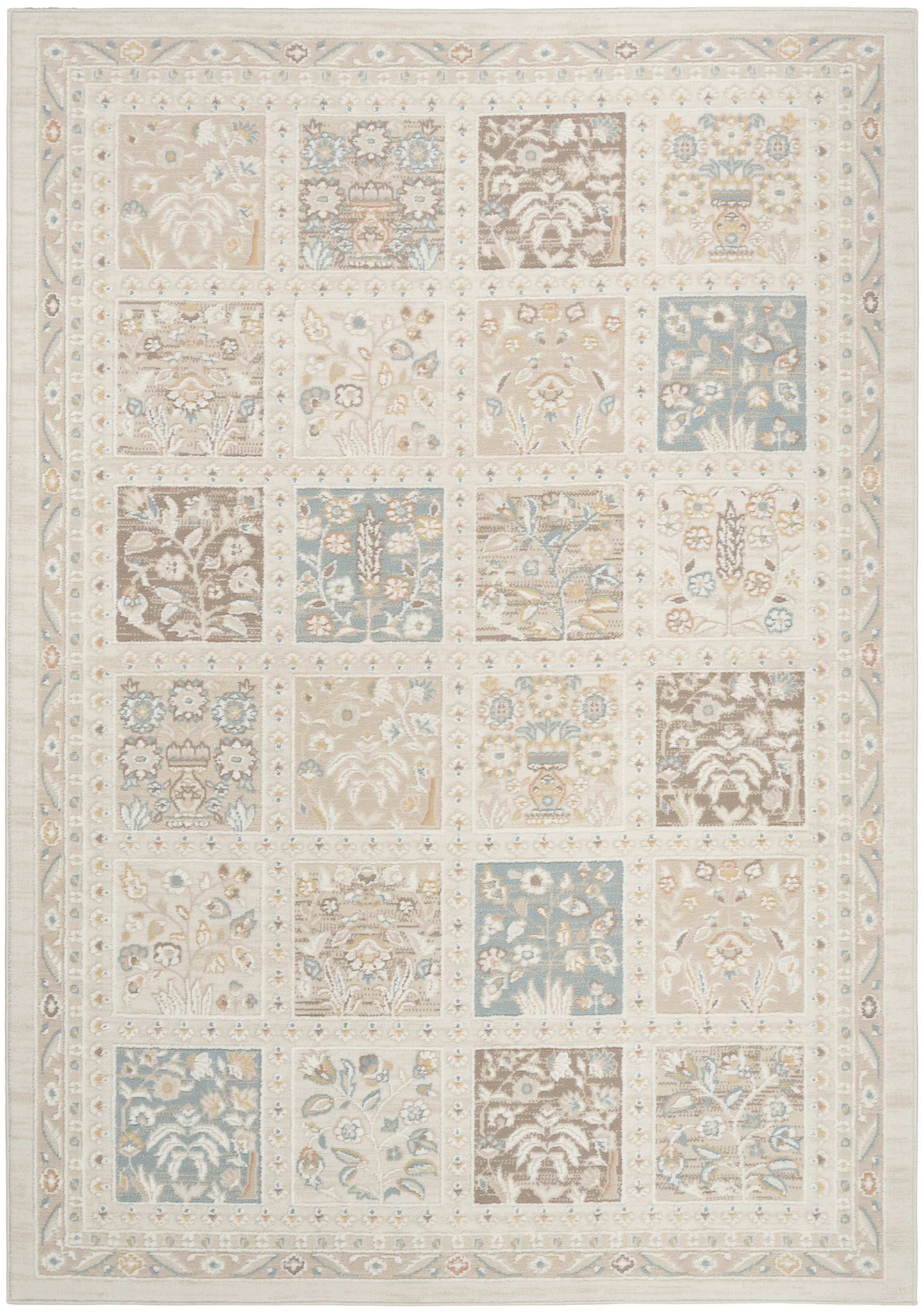Nourison Isla 5'3" x 7' Multicolor Vintage Indoor Rug