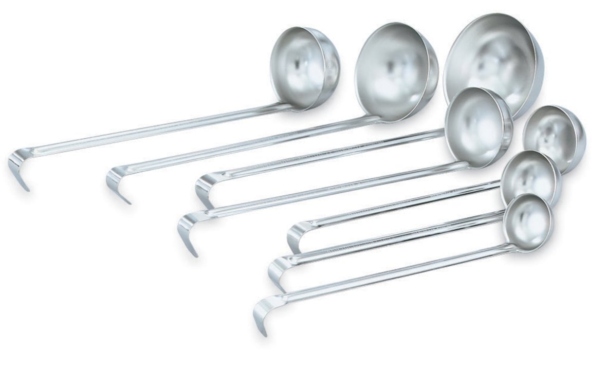 4-ounce one-piece economy stainless steel ladle