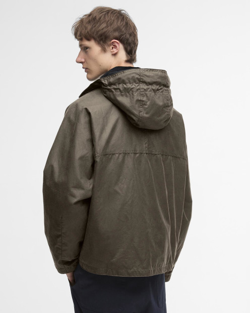 Barbour for Margaret Howell Transport Waxed Jacket Kelp