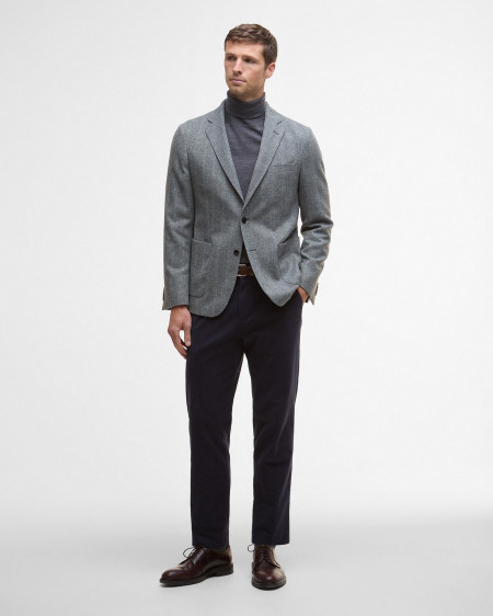 Blazer con motivo a spina di pesce Sutherland