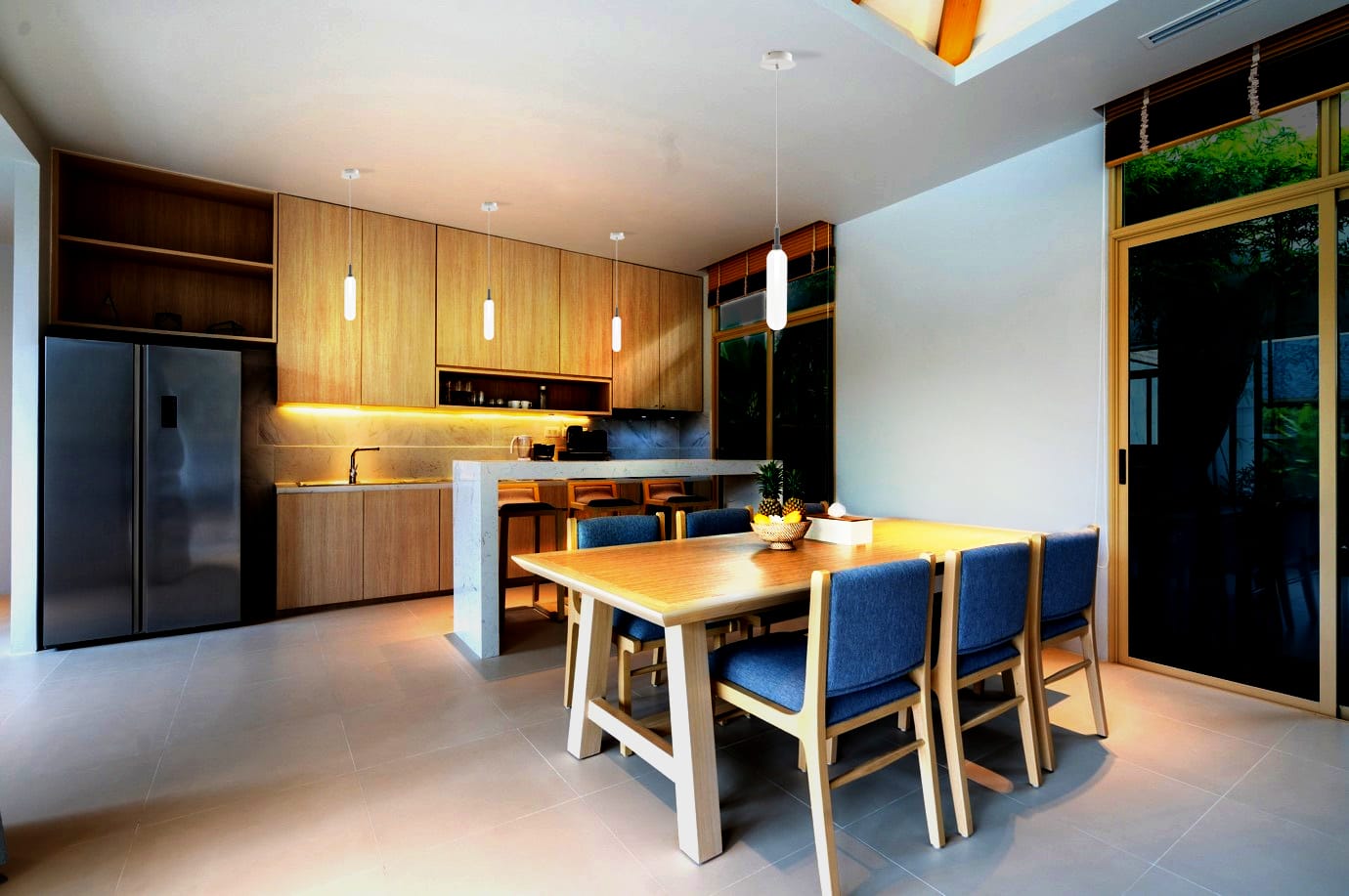 Glass Pendant LED Glass 1 Light Pendant — installation 6