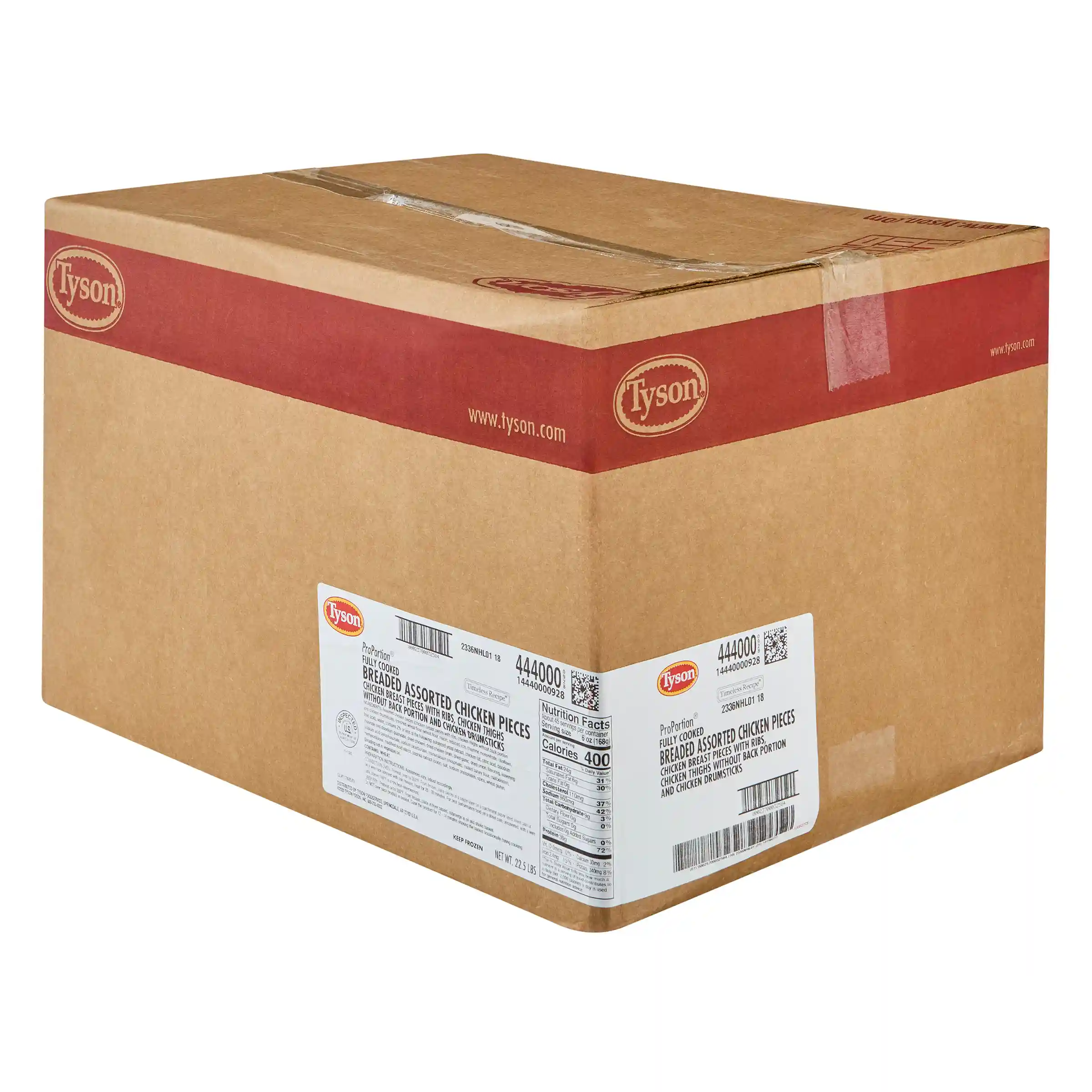 Tyson® ProPortion® Timeless Recipe® Fully Cooked Breaded, Assorted Chicken Pieces_image_5