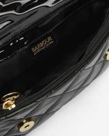 Soho Mini Quilted Crossbody Bag High Shine Black