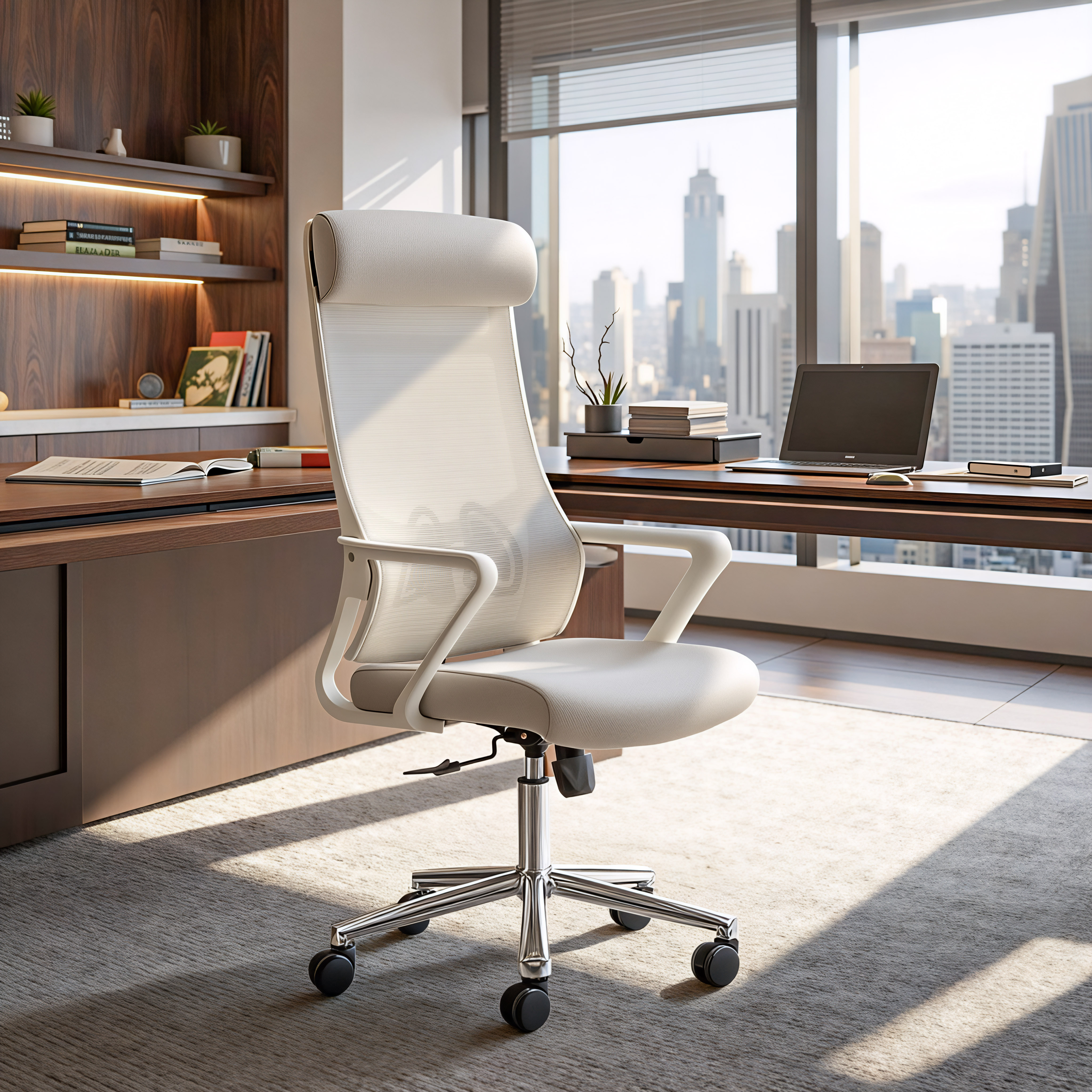 Jett High Back Office Chair Light Gray product image