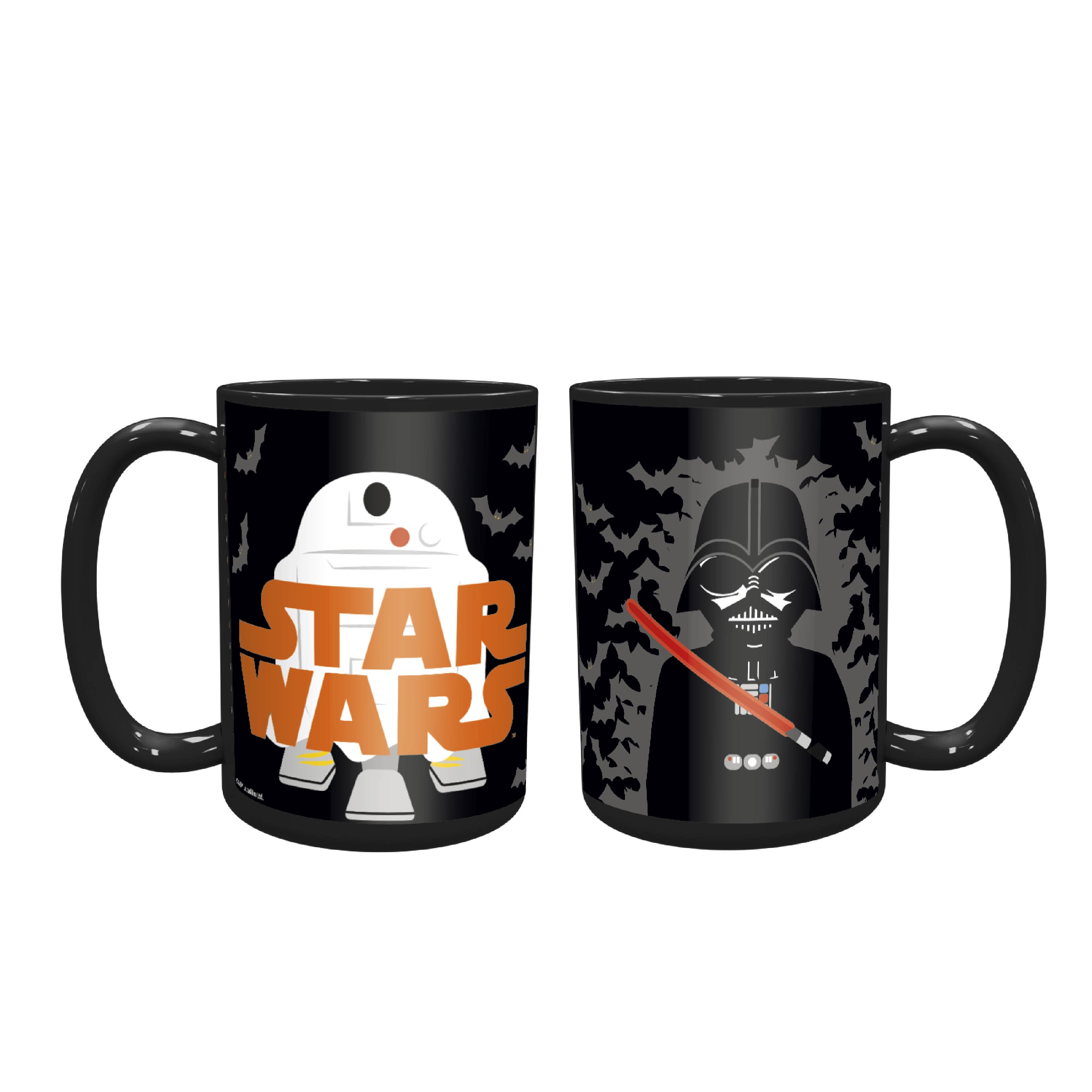 Star Wars 15 ounce Coffee Mug and Spoon, Darth Vader & R2D2 slideshow image 6