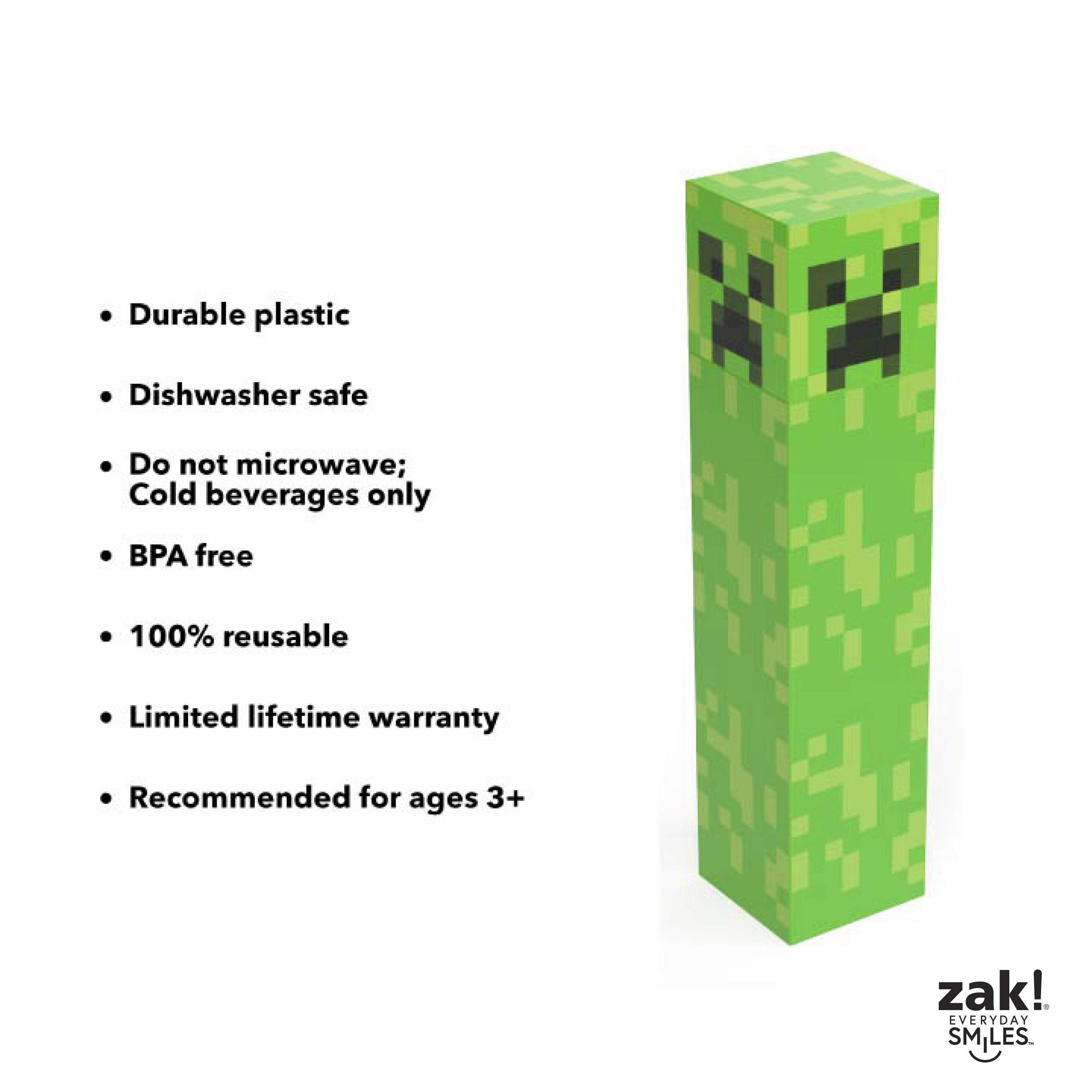 Minecraft 22 ounce BPA Free Water Bottle, Creeper slideshow image 11