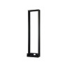 Seismic Network Bay Steel Black 23 in. #12-24 TGIC Polyester Powder Coat 84 H x 21.94 W x 9.63 in. D