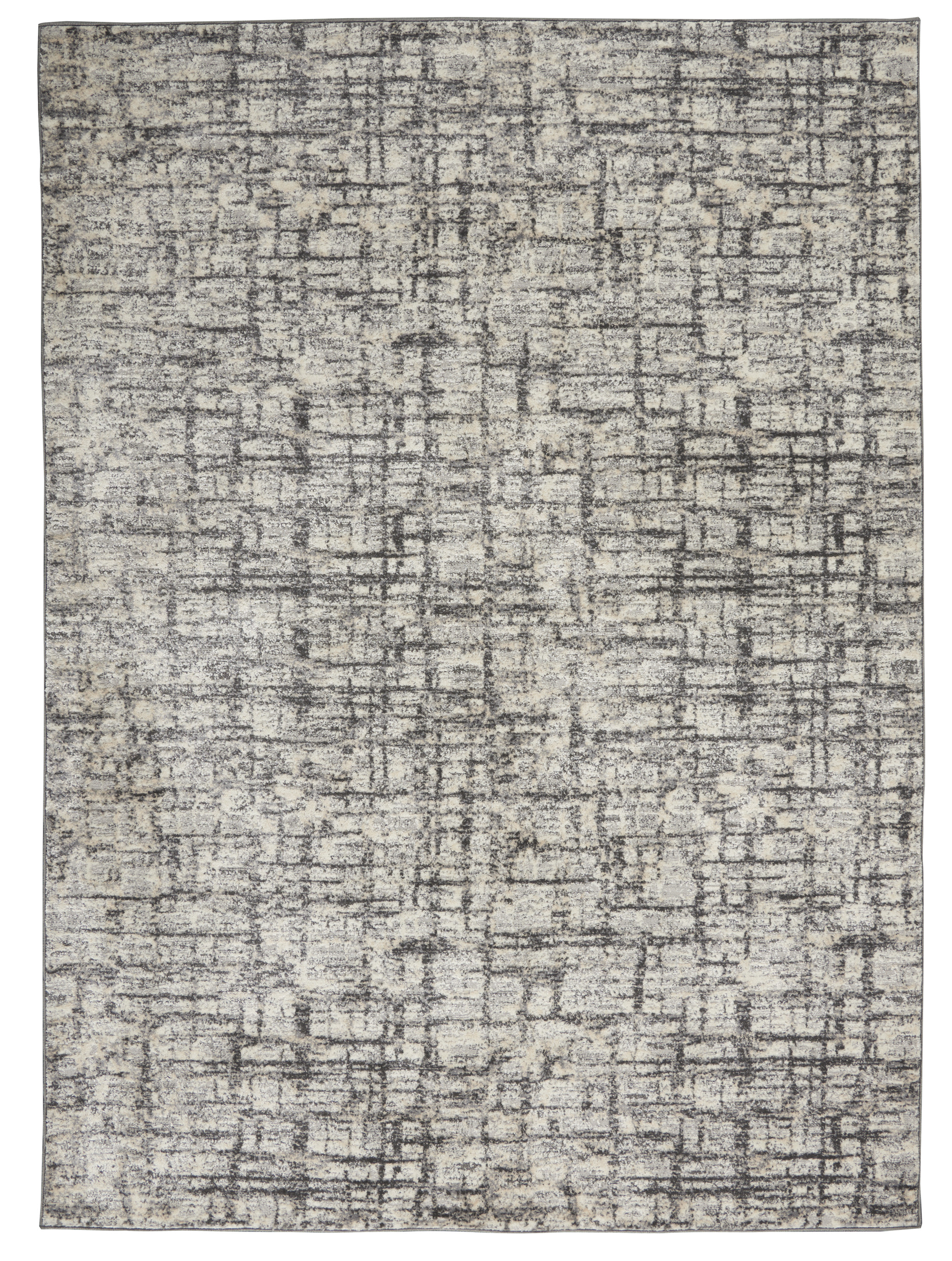 Calvin Klein CK950 Rush 5'3" x 7'3" Ivory Grey Modern Indoor Rug