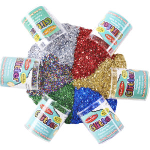 Creative Arts Glitter Set, Pack of 6