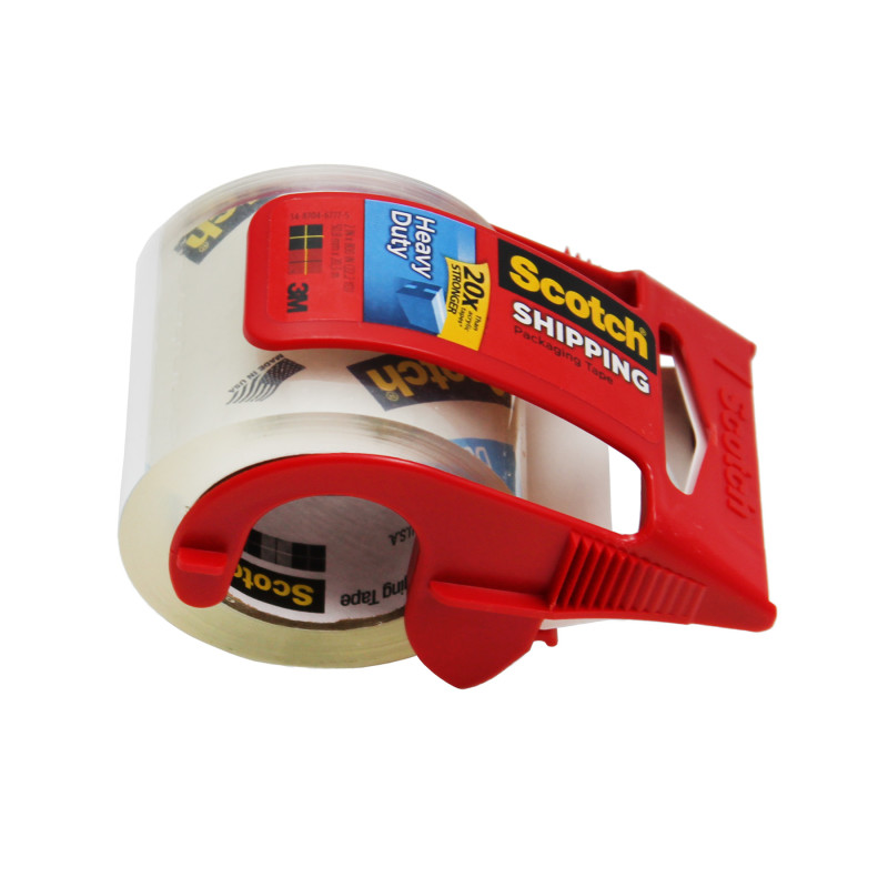 Super Strength Sure Start Packaging Tape w/Dispenser, 2" x 800"