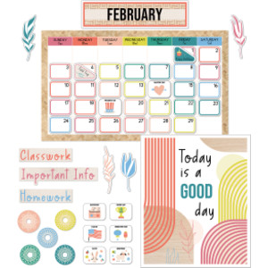 Conjunto de tablones de anuncios de calendario fiel a ti