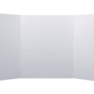 Corrugated Project Board, 1 Ply, 24" x 48", White, Pack of 24