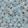 Agate Rimini 1″ Hexagon Mosaic Silk
