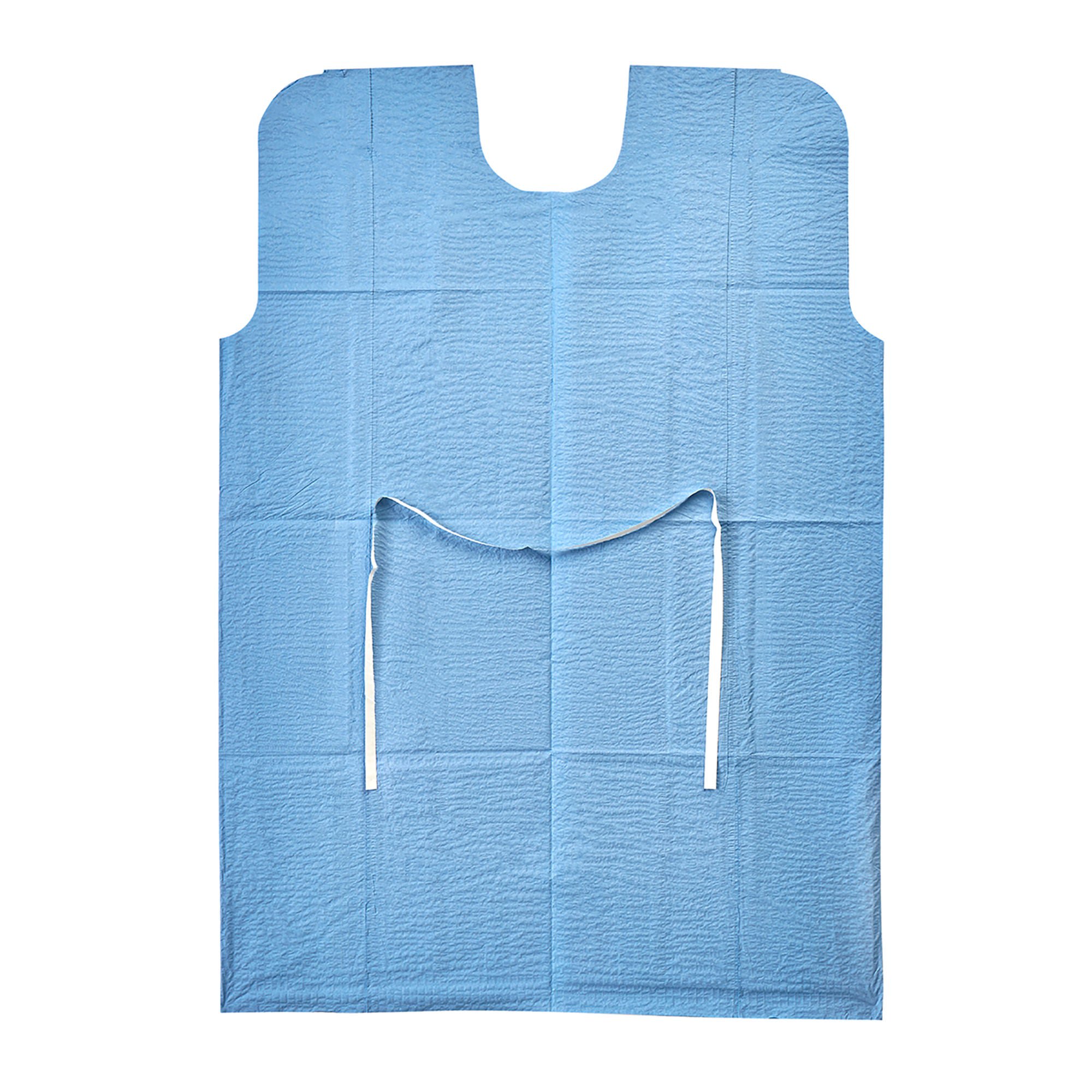 Graham Medical Patient Exam Gown, Medium/Large, Blue