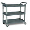 Rubbermaid Commercial, Xtra, Utility Cart, Gray