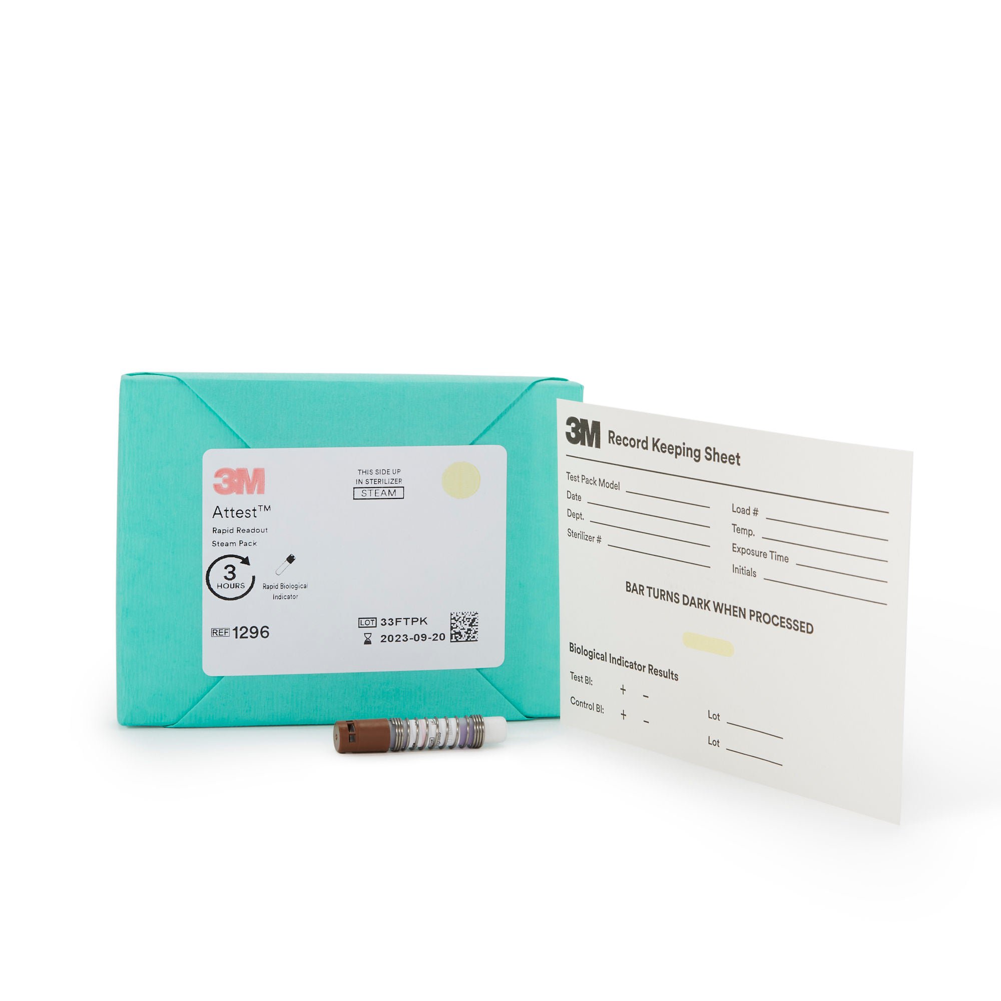 3M™ Attest™ Rapid Readout Sterilization Biological Indicator Pack