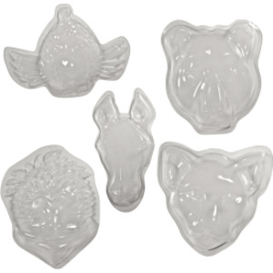 Animal Face Forms, Pack of 5