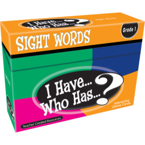 I Have, Who Has Sight Words Game, Grade 1