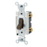 Toggle AC Quiet Switch Commercial Grade 15A 1-Pole Brown