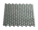 Multiplier Grey 3/4″ Penny Round Mosaic Glossy