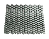 Multiplier Grey 3/4″ Penny Round Mosaic Glossy Multiplier Grey 3/4″ Penny Round Mosaic Glossy