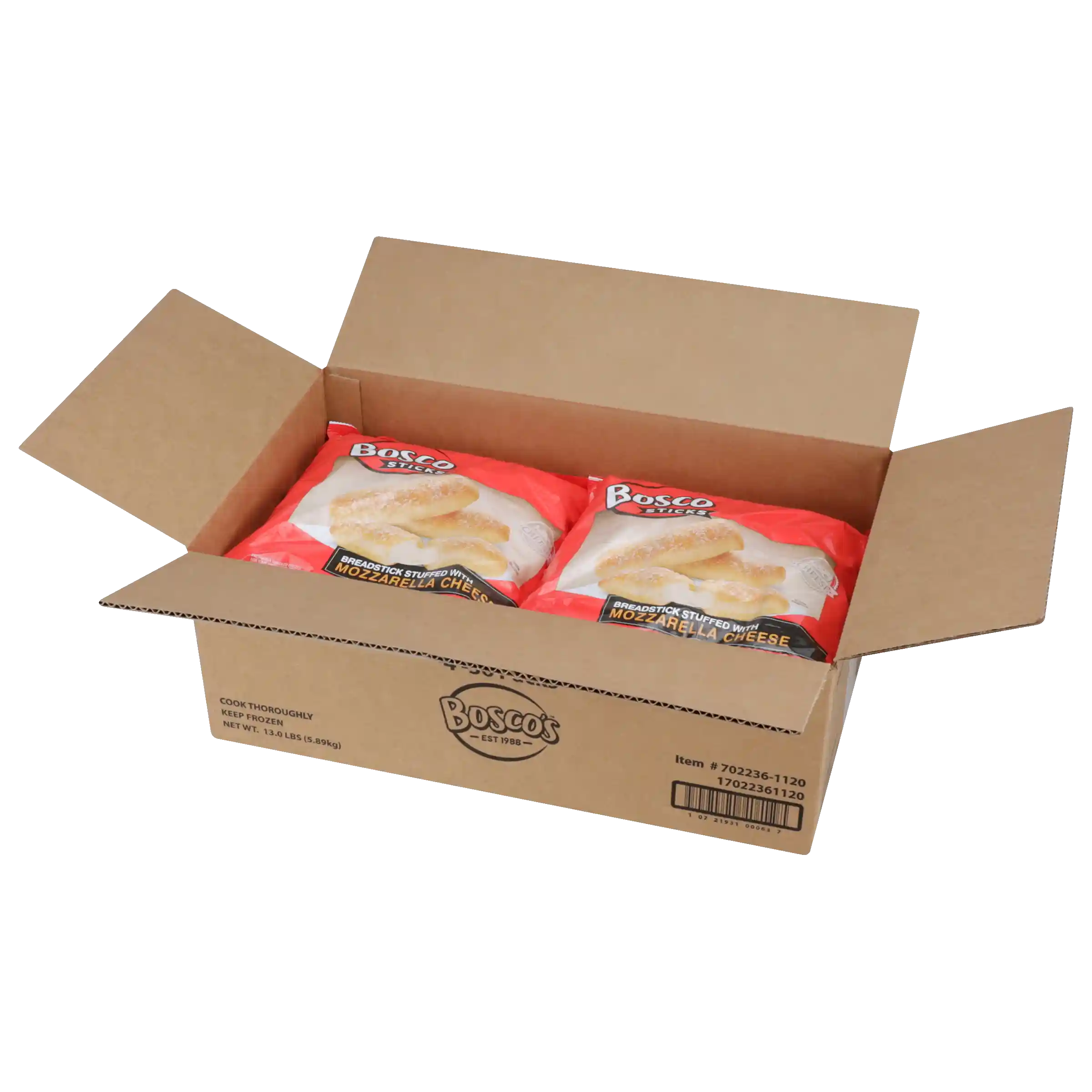 Bosco® 4 Inch Mozzarella Cheese Stuffed Breadsticks_image_4