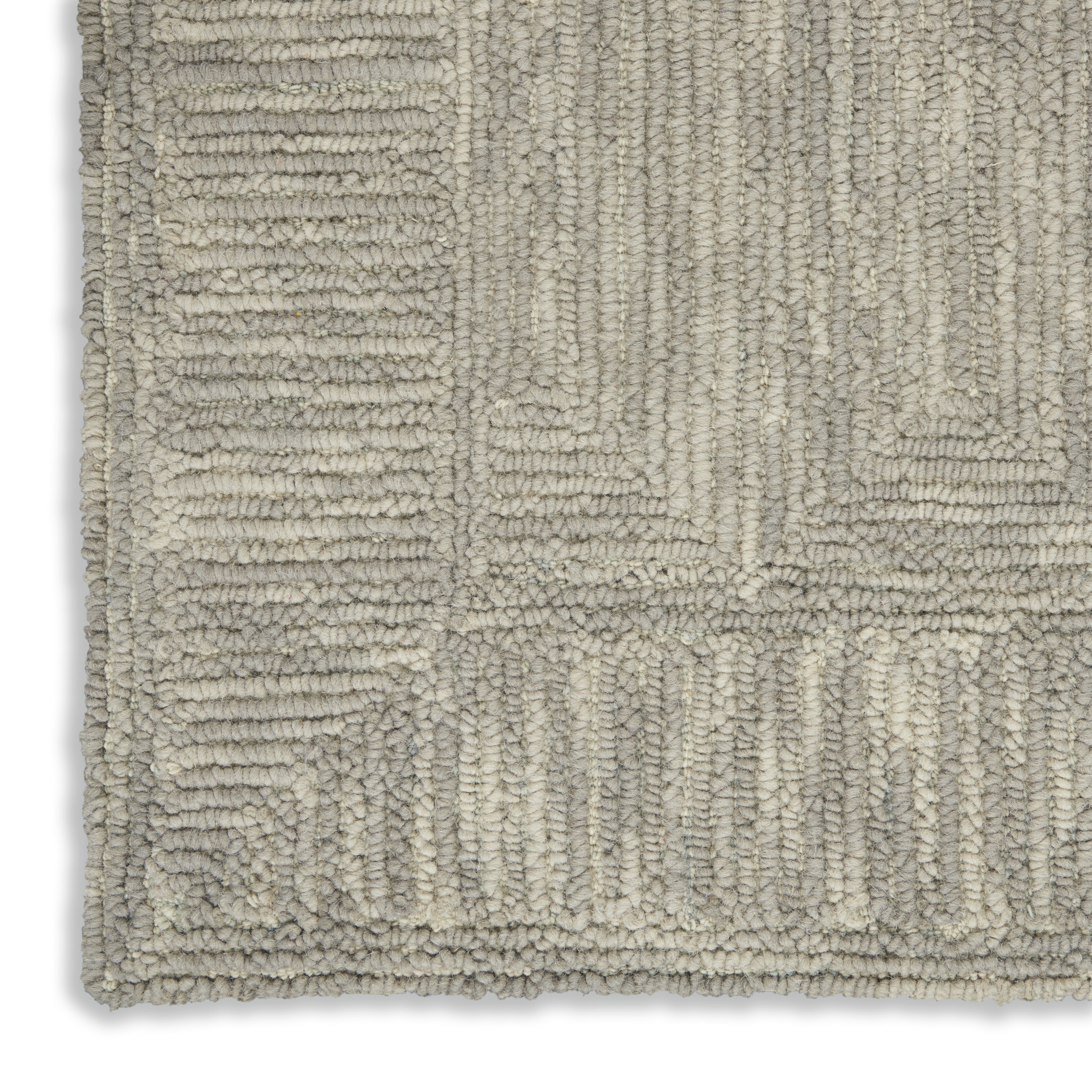Nourison Colorado 3'9" x 5'9" Grey Modern Indoor Rug