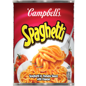 Campbell's® Spaghetti in Tomato Sauce with Cheese, 15.8 oz Can featured image