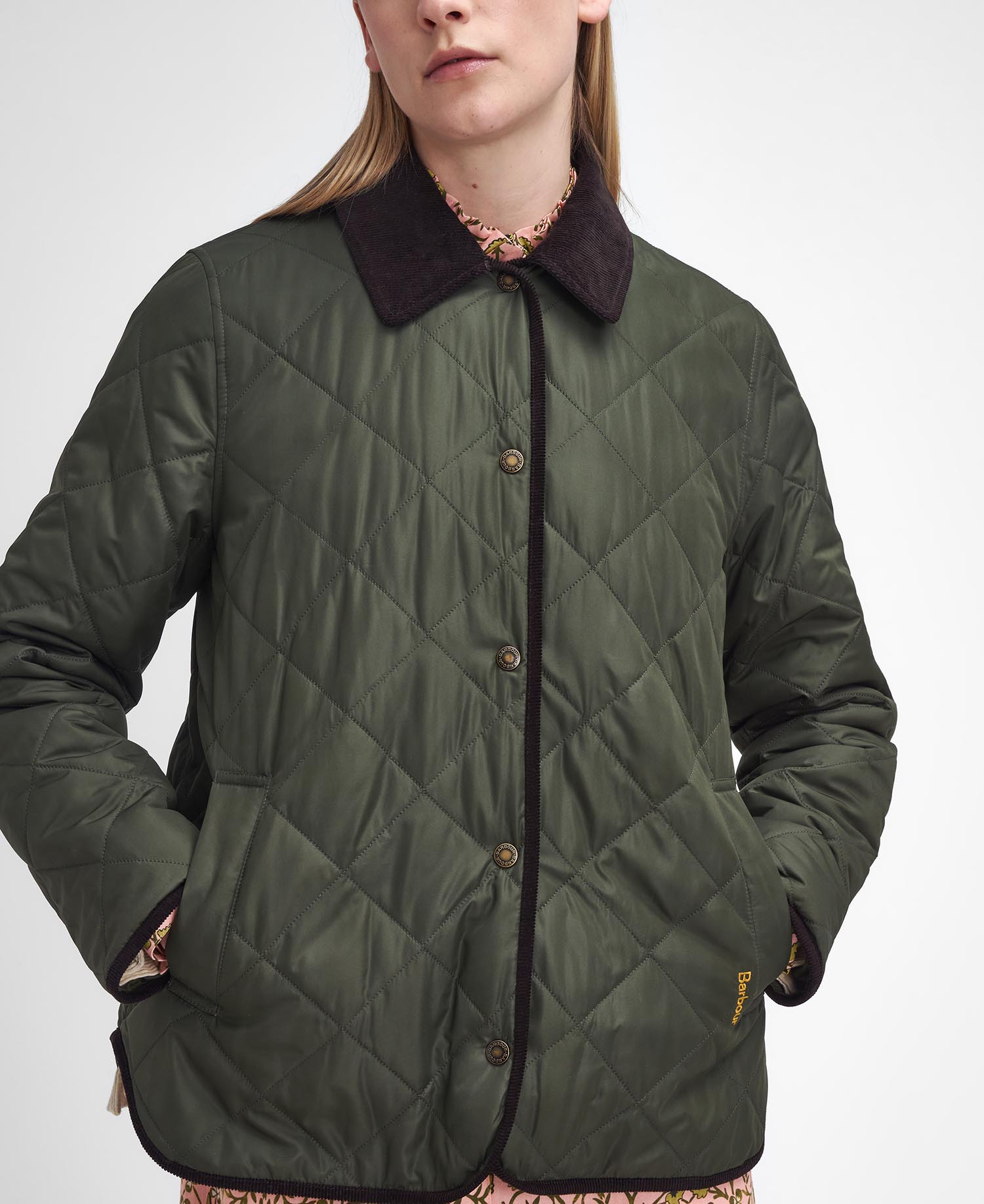 Barbour x William Morris Gallery Isabella Quilted Jacket image number 3