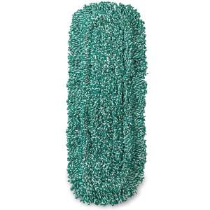 Rubbermaid Commercial, Microfiber Loop-End Pocket Dust Mop, 36"W, Green/White