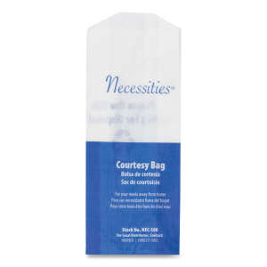 Hospeco, Necessities®, Courtesy Disposal Bags, Printed, White, 500/Case
