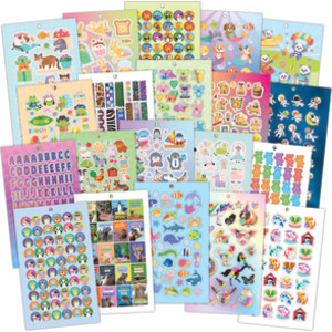 Absolutely Cute Animals Sticker Pad