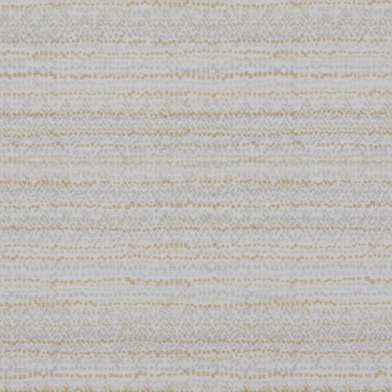 Textured wallpaper of tiny beige and gray squares forming horizontal bands; covers a wall surface; neutral tones with soft, diffuse lighting suggesting a calm interior.