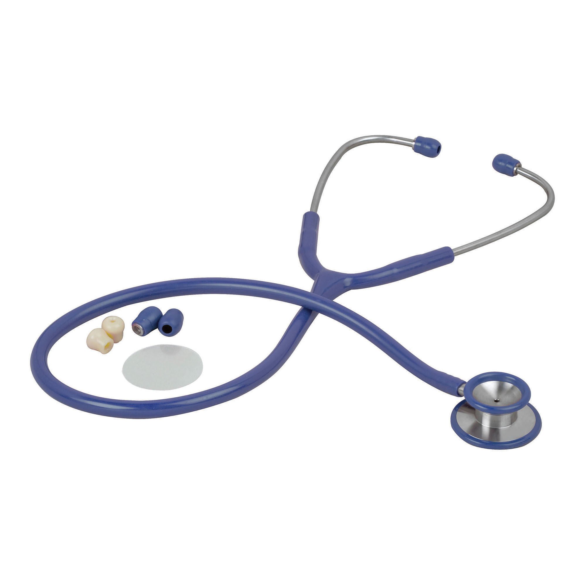 Veridian Pinnacle Series Stainless Steel Stethoscope, Blue
