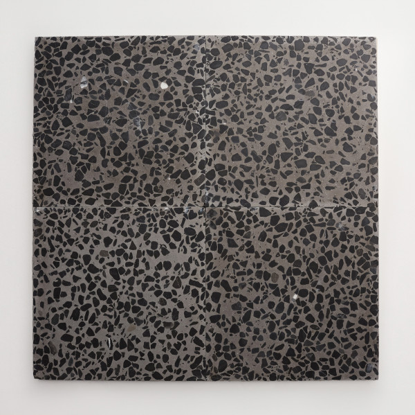 Dolce Vita Terrazzo | Torrone I | Large Field Tile | Carbone | Honed