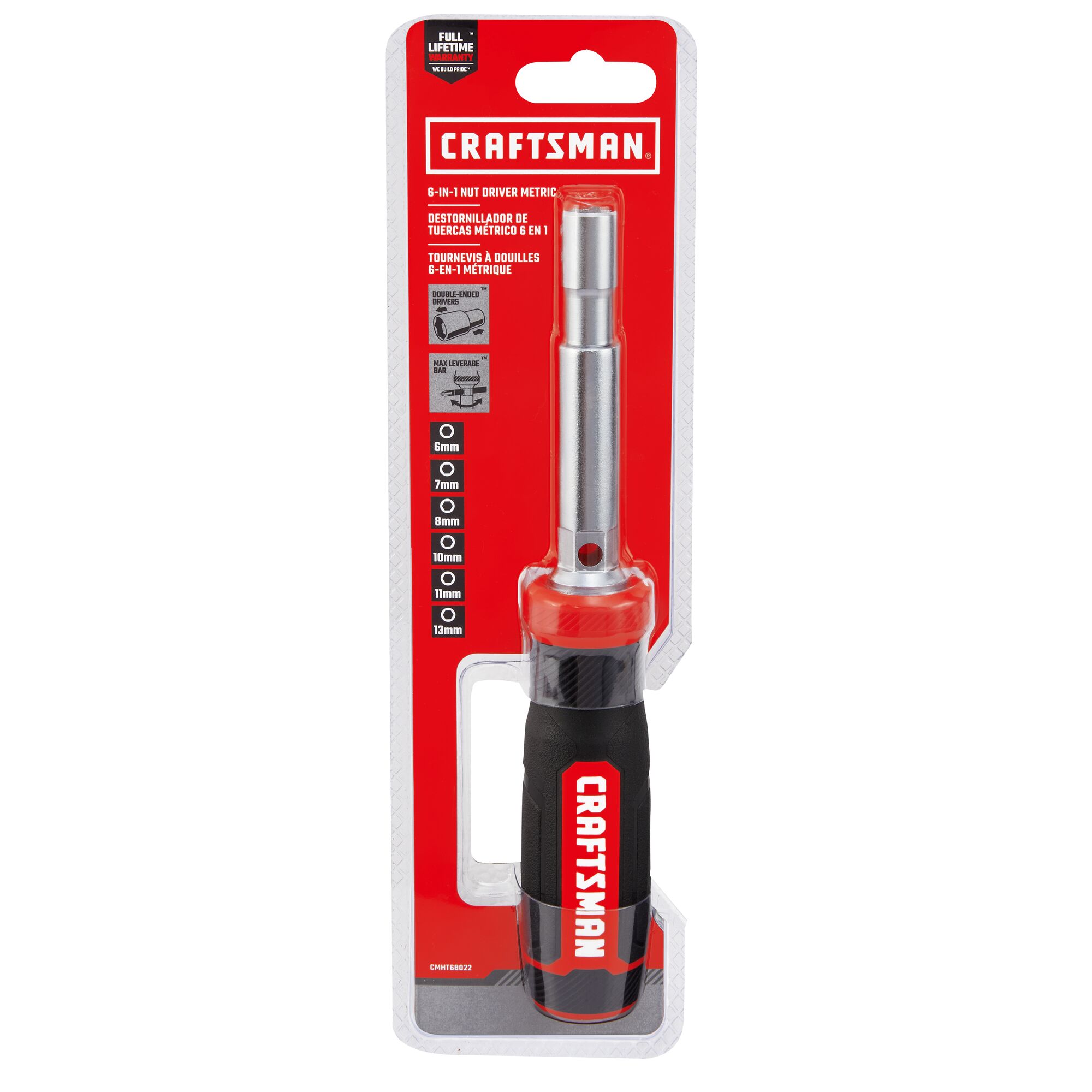 6-in-1 MM High Leverage Nut Driver