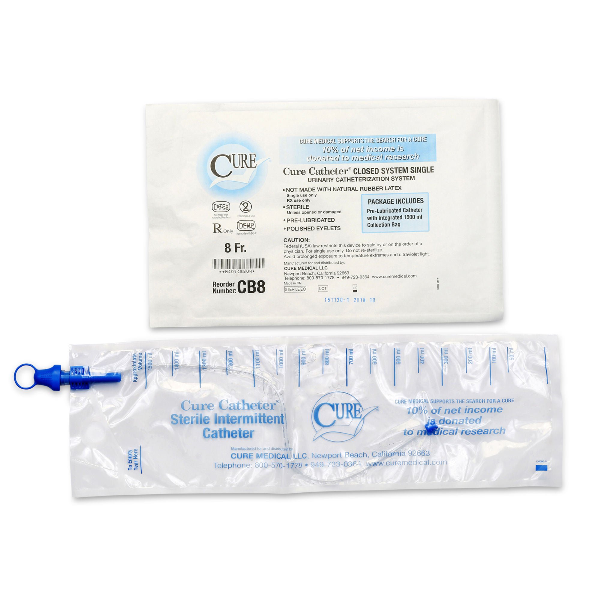 ConvaTec CATHETER, INTMT STRT TIP 16" W/1500ML COLLECTION BAG (100/CS