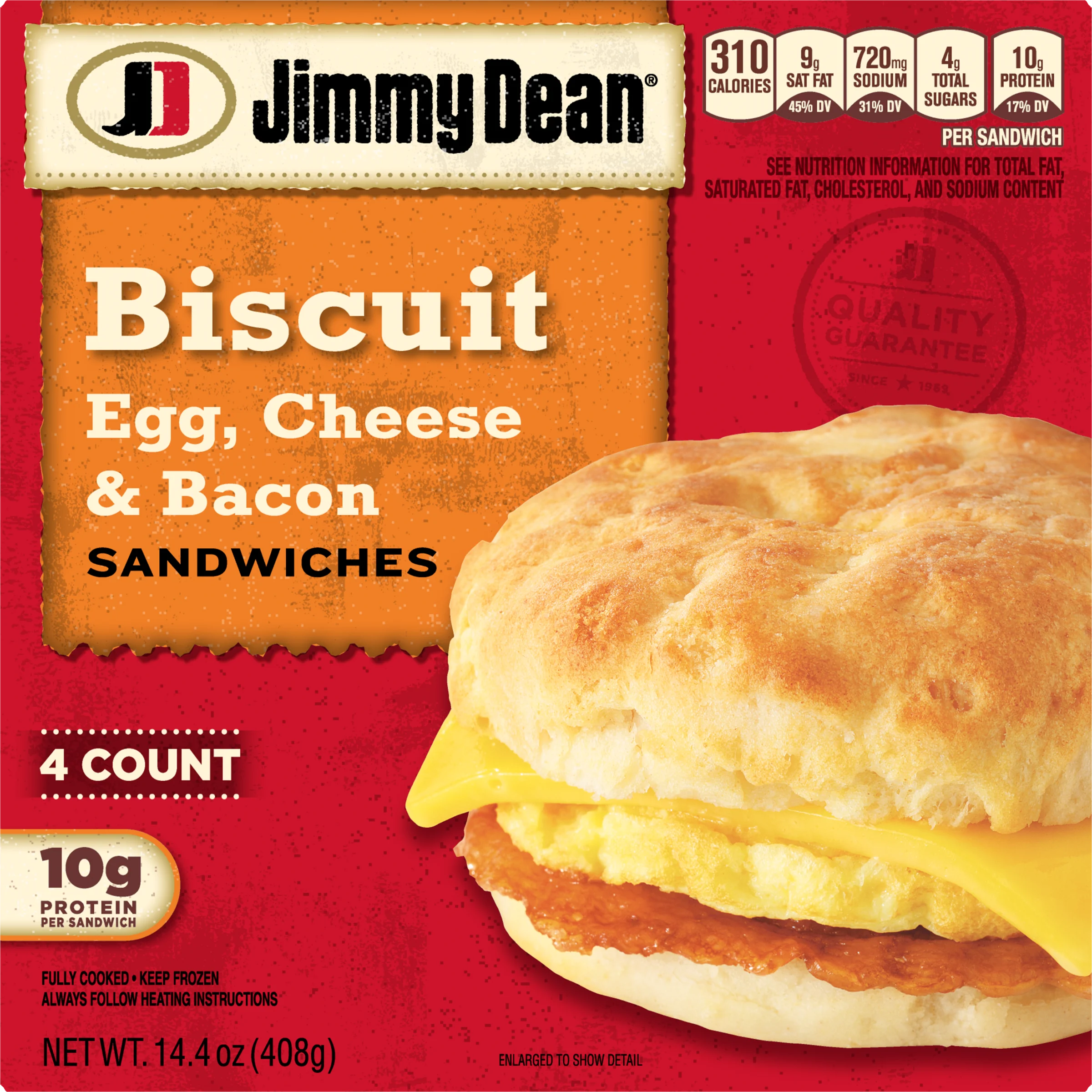 Bacon, Egg & Cheese Biscuit Sandwiches