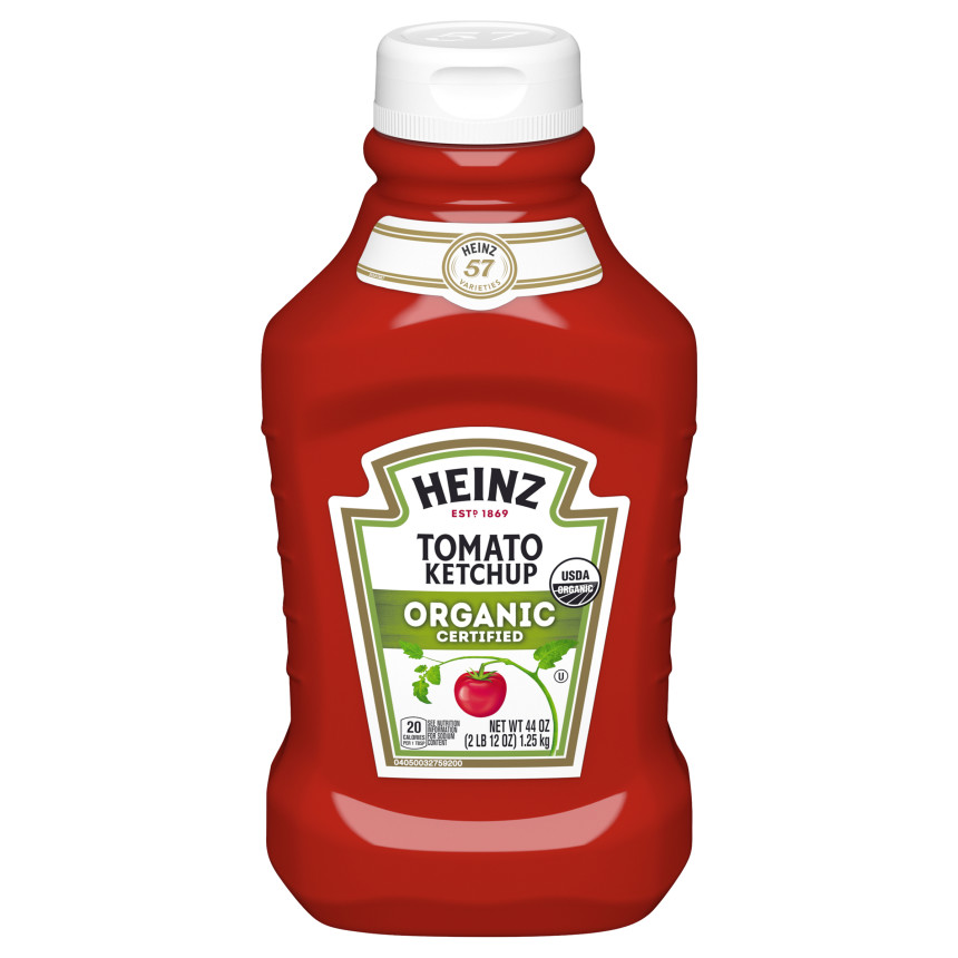 Heinz Organic Tomato Ketchup, 44 oz Bottle image 