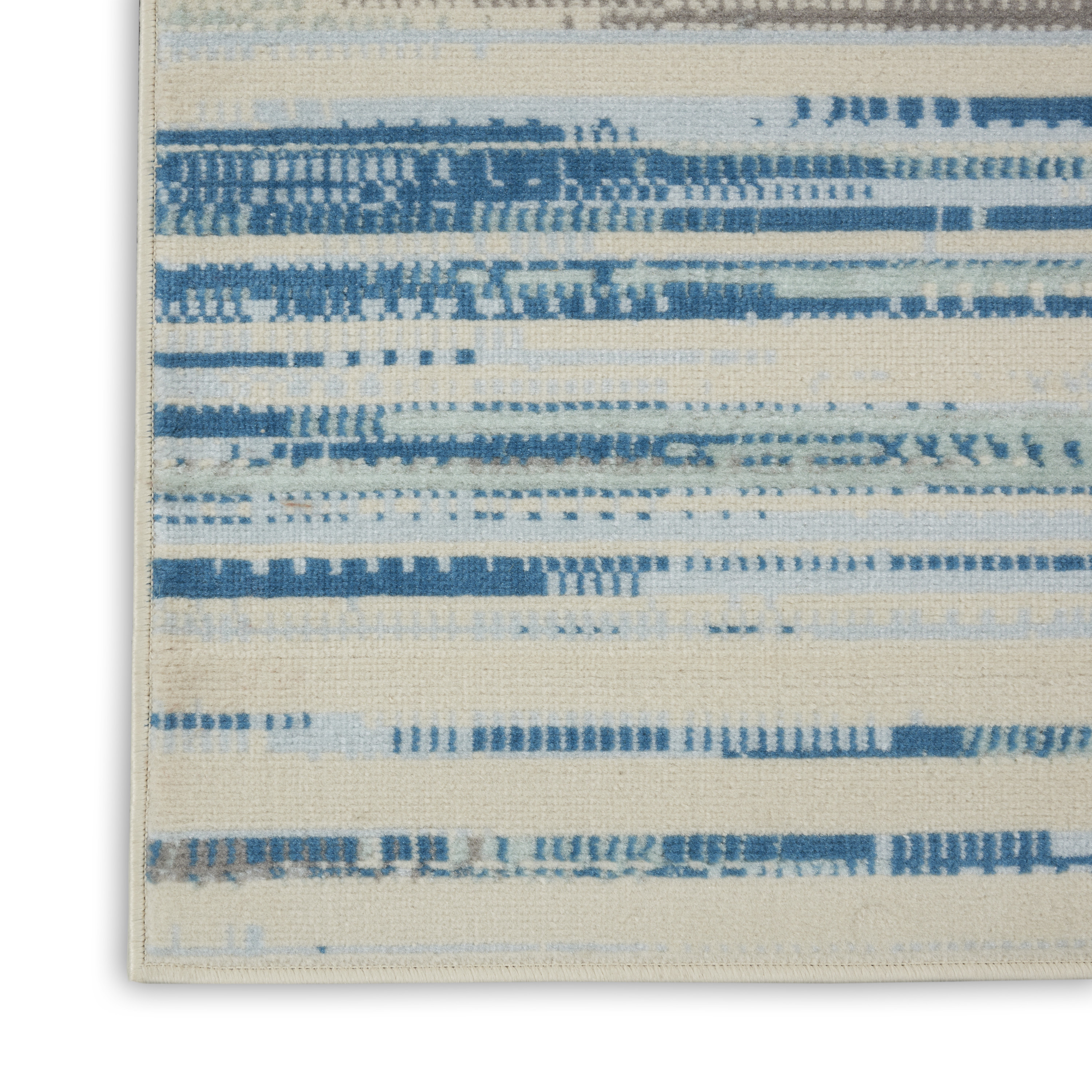 Nourison Jubilant 8'6" x 12' Blue Modern Indoor Rug