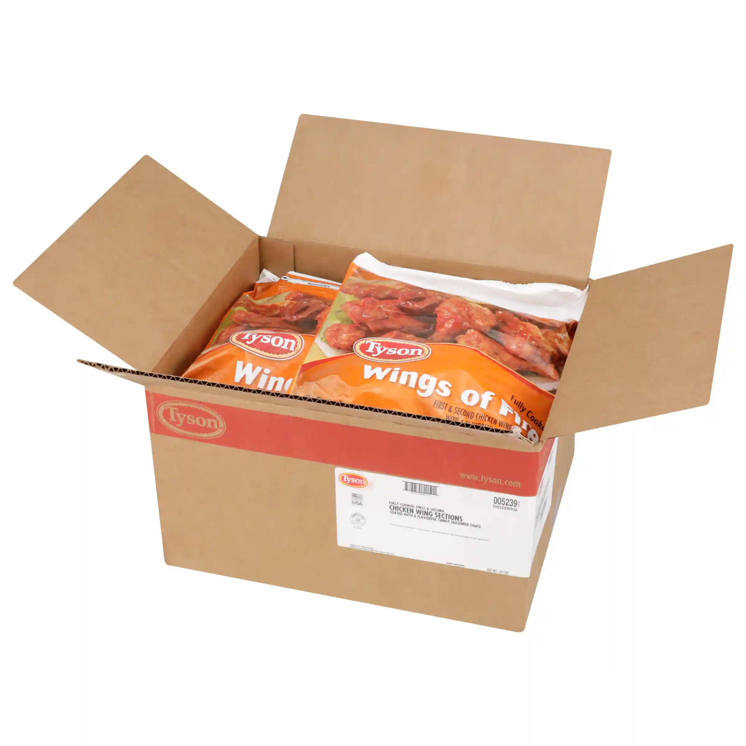 Tyson® Wings of Fire® Fully Cooked Glazed Bone-In Chicken Wing Sections, Small_image_4