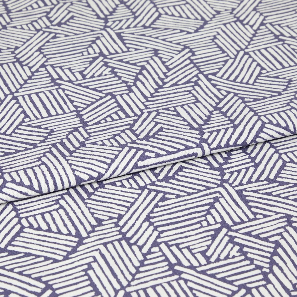 Parquet Blue Curtain
