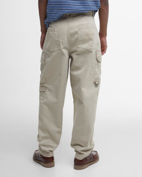 Deepdale Relaxed Cargo Trousers Vintage Khaki
