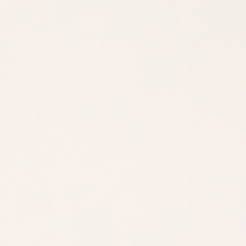 Square plain fabric sample in pale soft white .