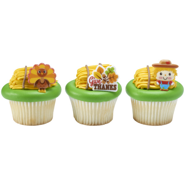 Harvest Friends Cupcake Rings