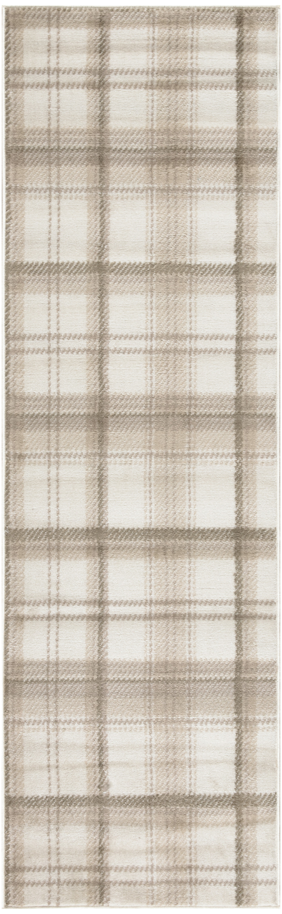 Nourison Grafix 2' x 6' Ivory Beige Farmhouse Indoor Rug