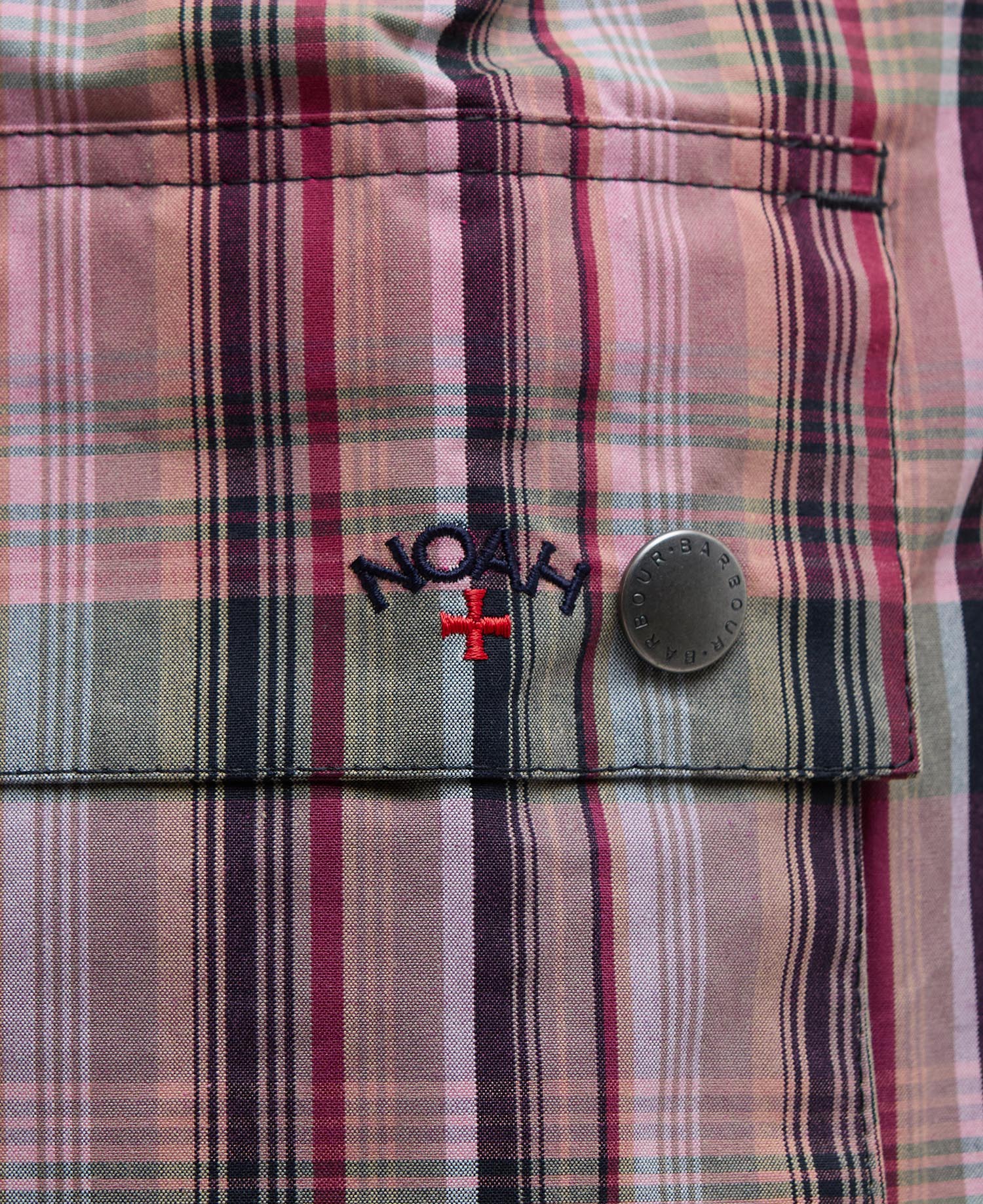 Barbour x NOAH Freizeitjacke Madras Bedale image number 7