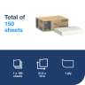 Tork, 1/4 Fold, 1 ply, 10.00"x21.50", Nonwoven Fabric, Food Service Wipers, White