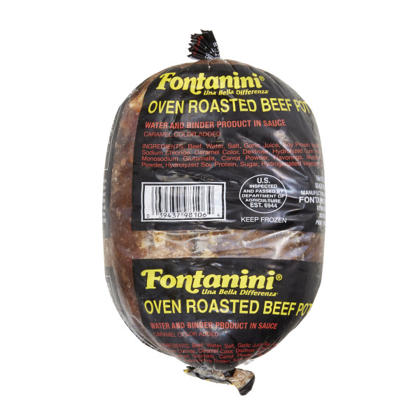 FONTANINI(r) Oven Roasted Beef Pot Roast, Cooked, 2/5 lb . C1CB - Front Center Inner Pack (Hi Res)